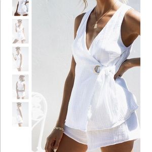 Sabo Skirt Natty top and shorts set